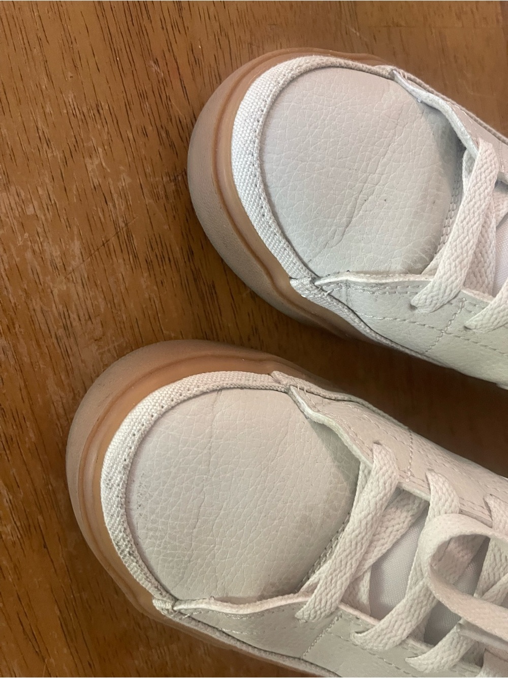 Nike Women’s Court Legacy Next Sneakers in Cream and White with Gum Sole - Picture 4 of 13